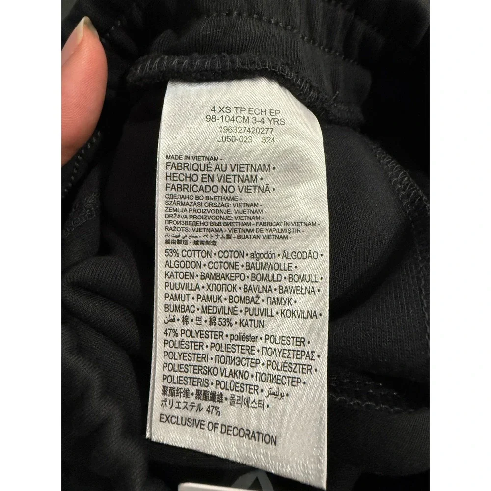 Nike Kids Tech Fleece Joggers Black Sweatpants Size 4 XS 3-4 Years‎ L050-023-324
